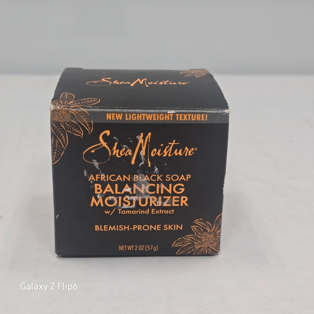 SheaMoisture African Black Soap Balancing Moisturizer 2oz Blemish-Prone Skin